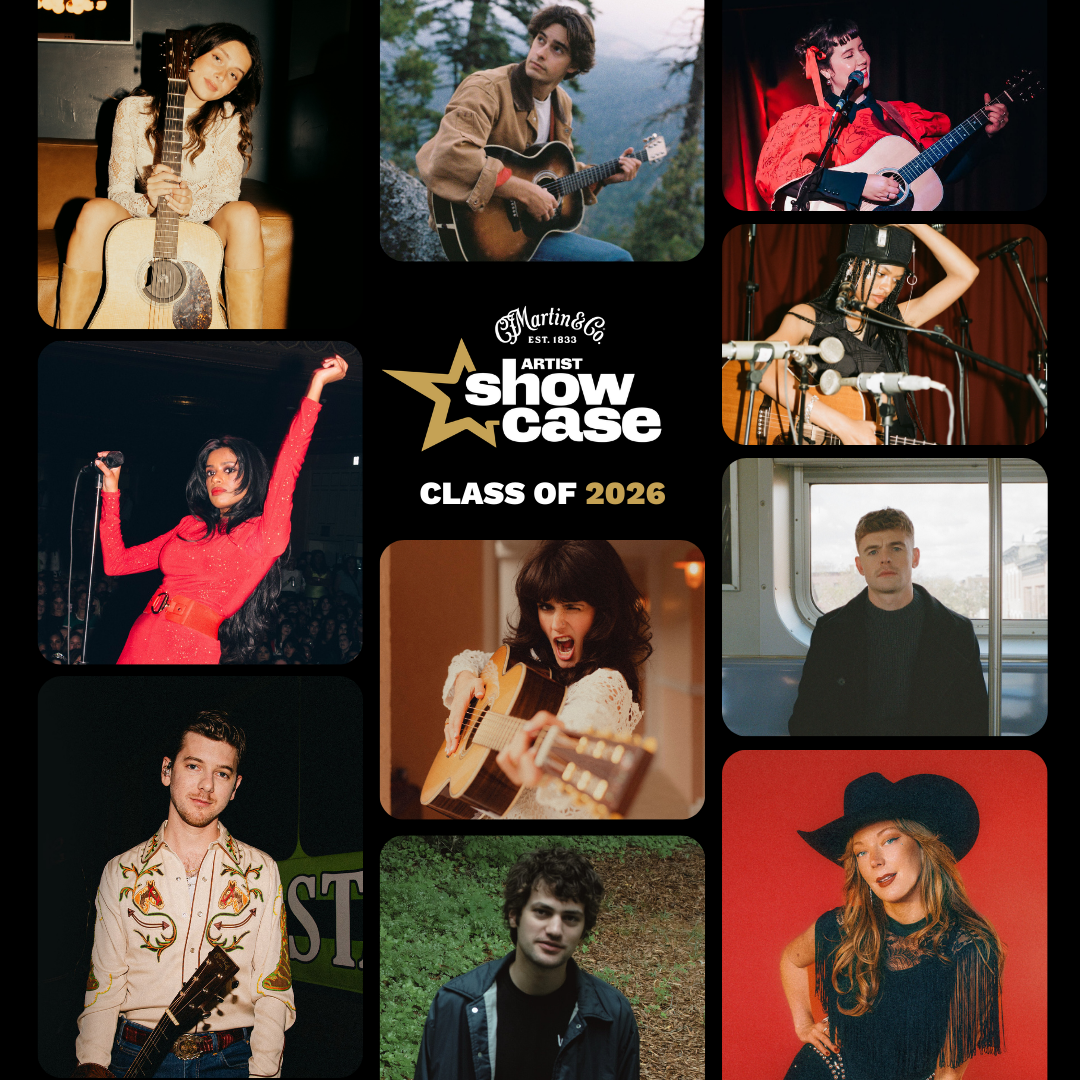 Collage of Martin Showcase artists class of 2026